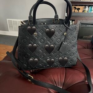 EUC - Chic Black Satchel Bag